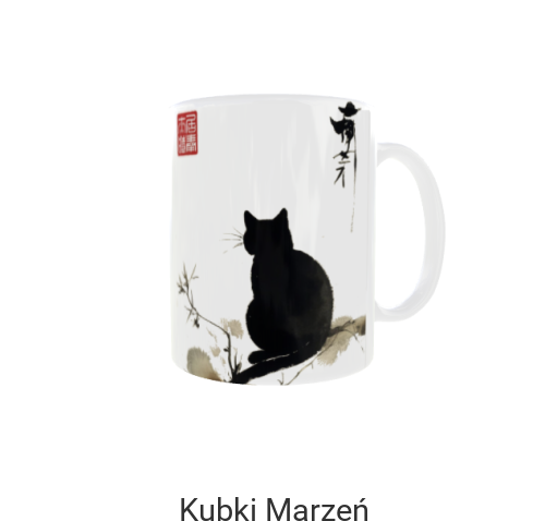 Kubek Kot na gałęzi Matusmoto Hoji, 330ml