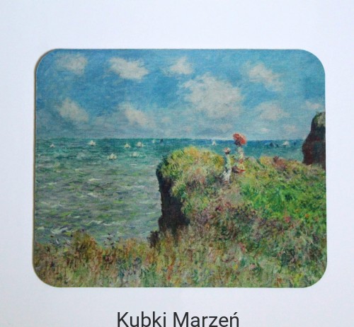 Podkładka pod myszkę – obraz Claude Monet | impresjonistyczny pejzaż morski
