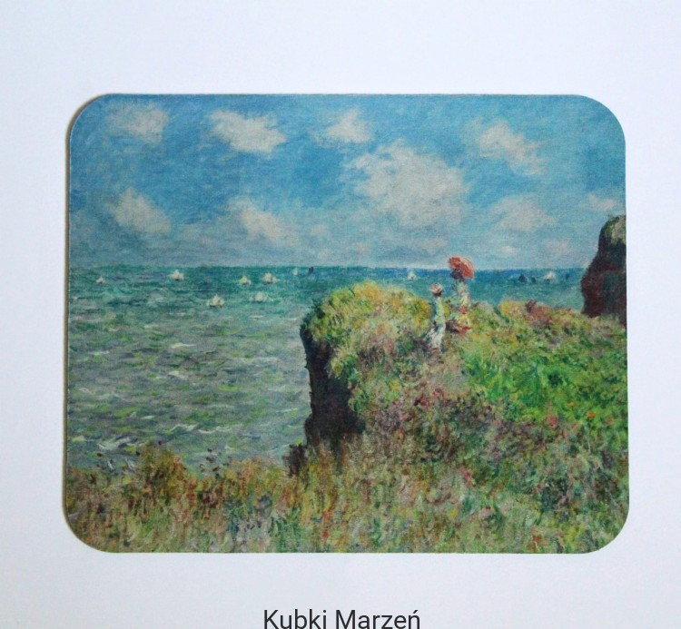 Podkładka pod myszkę – obraz Claude Monet | impresjonistyczny pejzaż morski