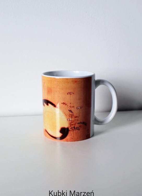 Kubek japoński z kotem – Hara Zaisei, minimalistyczny design