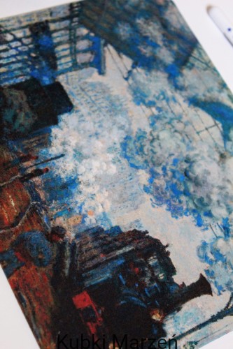 Podkładka artystyczna pociągi – klimat retro