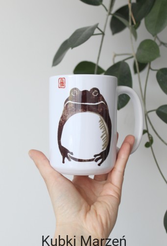 Duży kubek z żabą Matsumoto Hoji nr 3 450 ml
