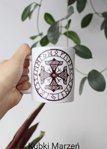 Kubek Runy Wikingów, Nordycki symbol, 330ml