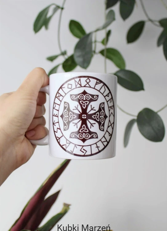 Kubek Runy Wikingów, Nordycki symbol, 330ml