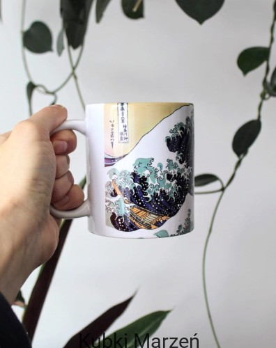 Kubek Wielka fala w Kanagawie, Hokusai 330ml