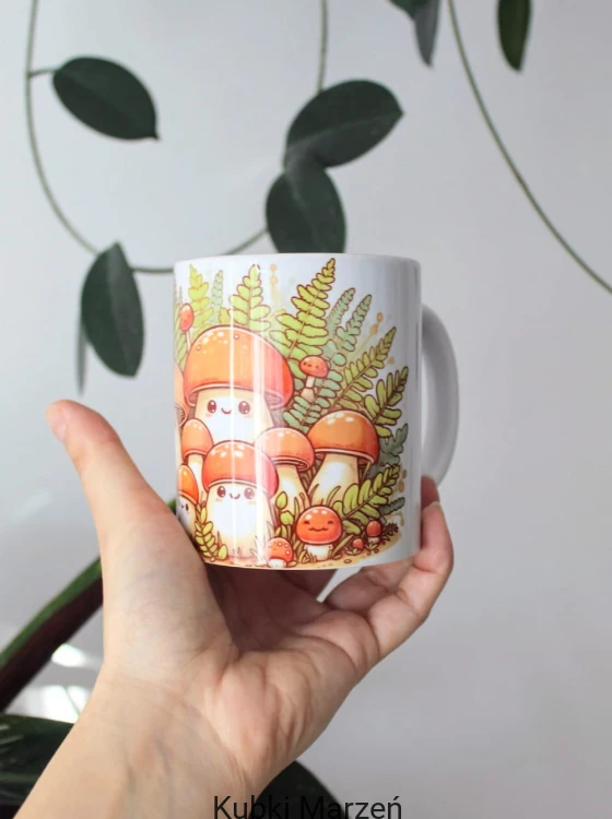Kubek Grzyby, Wesołe grzybki w lesie 330ml