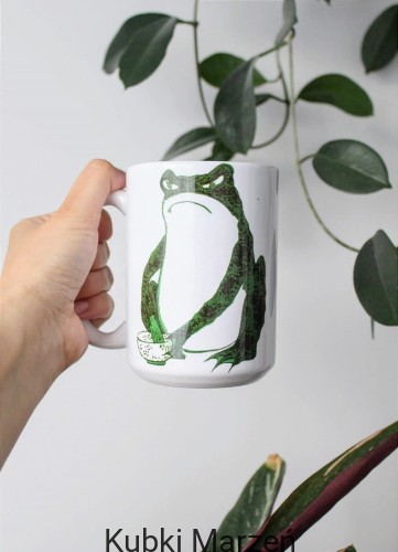 Kubek Żaba mieszająca matchę 450 ml Matsumoto Hōji